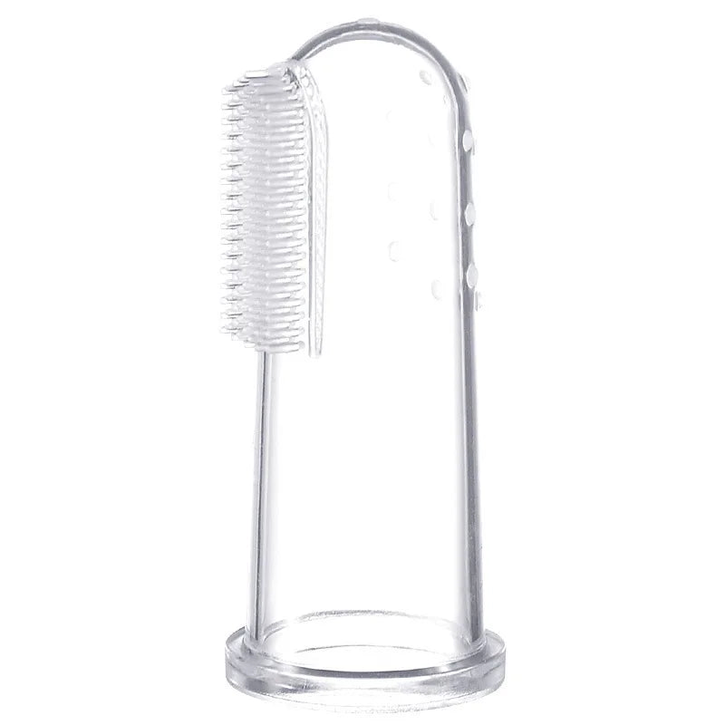 Silicone Pet Finger Toothbrush – Gentle Dental Care for Dogs & Cats