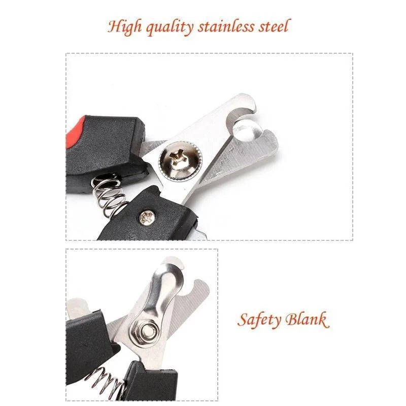 Pet Nail Clipper with Safety Guard – Professional Grooming Tool for Dogs & Cats