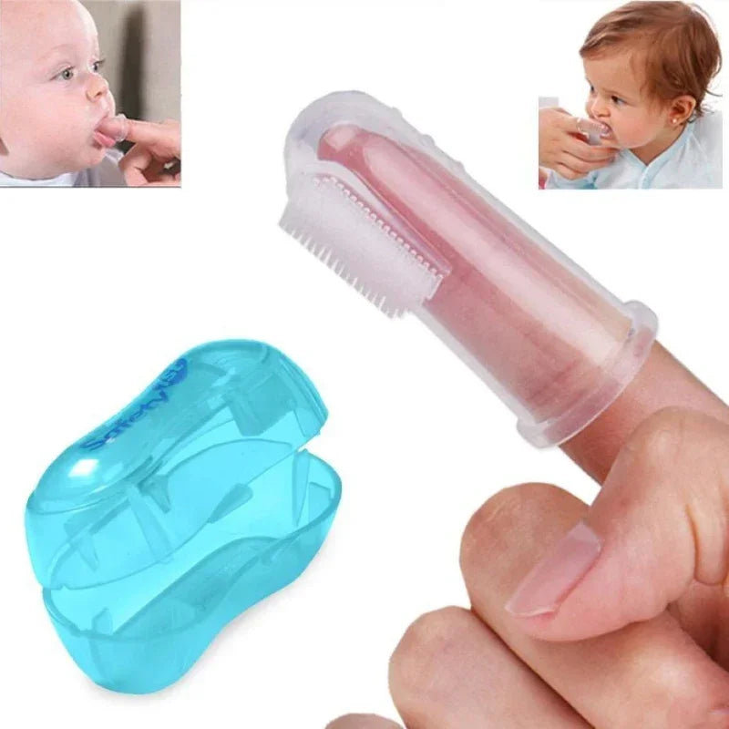 Silicone Pet Finger Toothbrush – Gentle Dental Care for Dogs & Cats