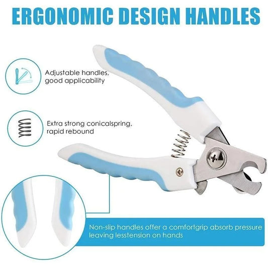 Pet Nail Clipper with Safety Guard – Professional Grooming Tool for Dogs & Cats